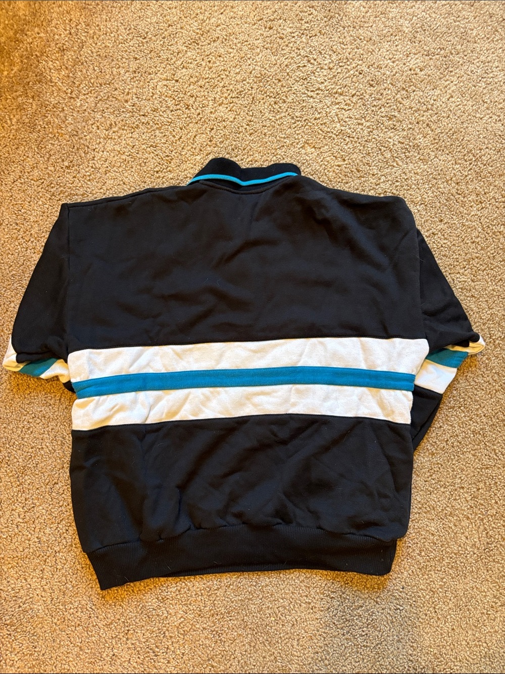 Collared Pullover with Buttons - Picture 4 of 4